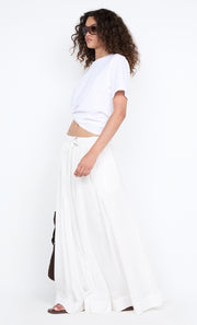 LYNNA MAXI SKIRT - WHITE
