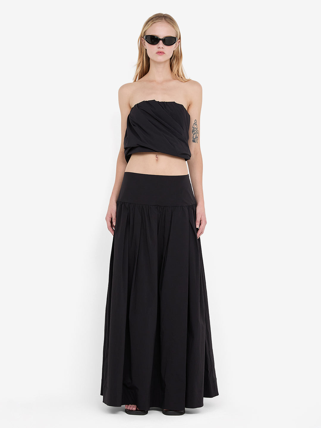 DANTE MAXI SKIRT - BLACK