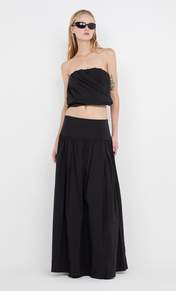 DANTE MAXI SKIRT - BLACK
