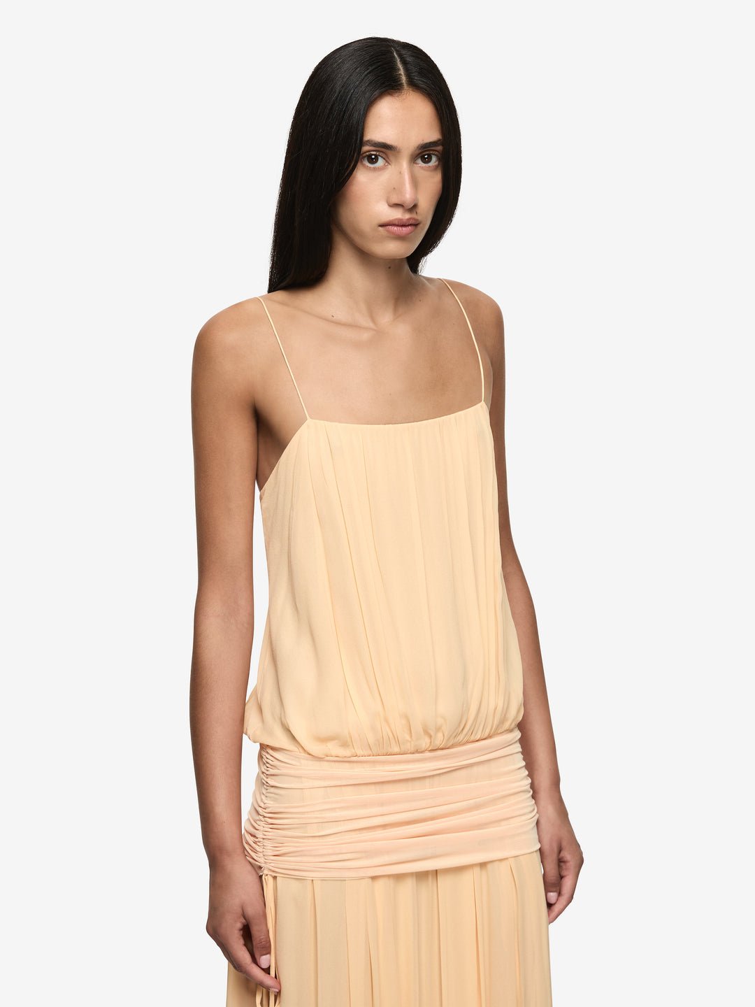 CAMILLE BLOUSON DRESS - SHERBET