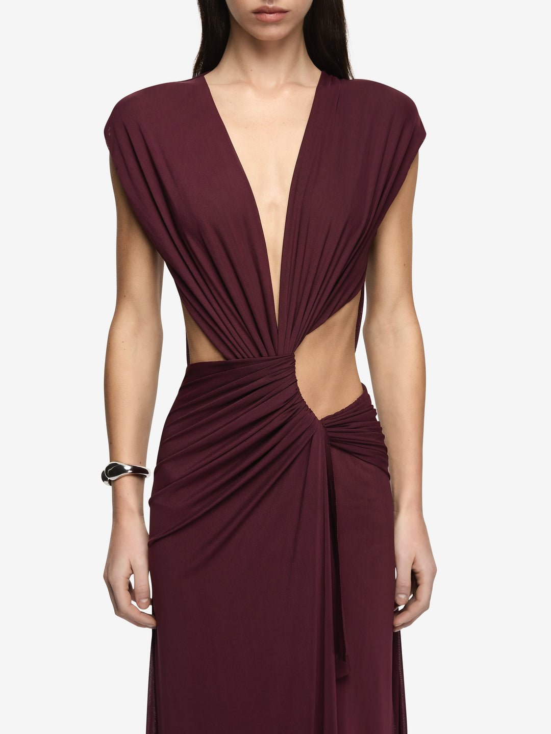 ODEA MAXI DRESS - PLUM