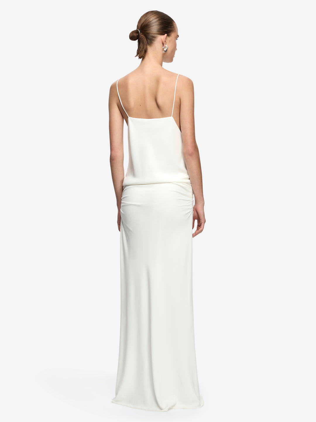 NERINA BLOUSON MAXI DRESS - IVORY