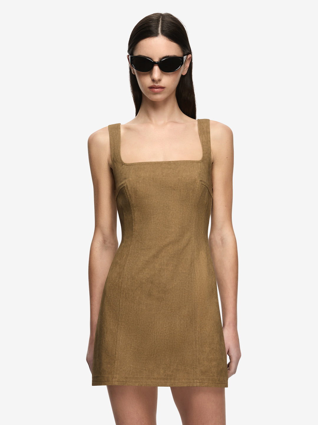 SILAS MINI DRESS - OLIVE