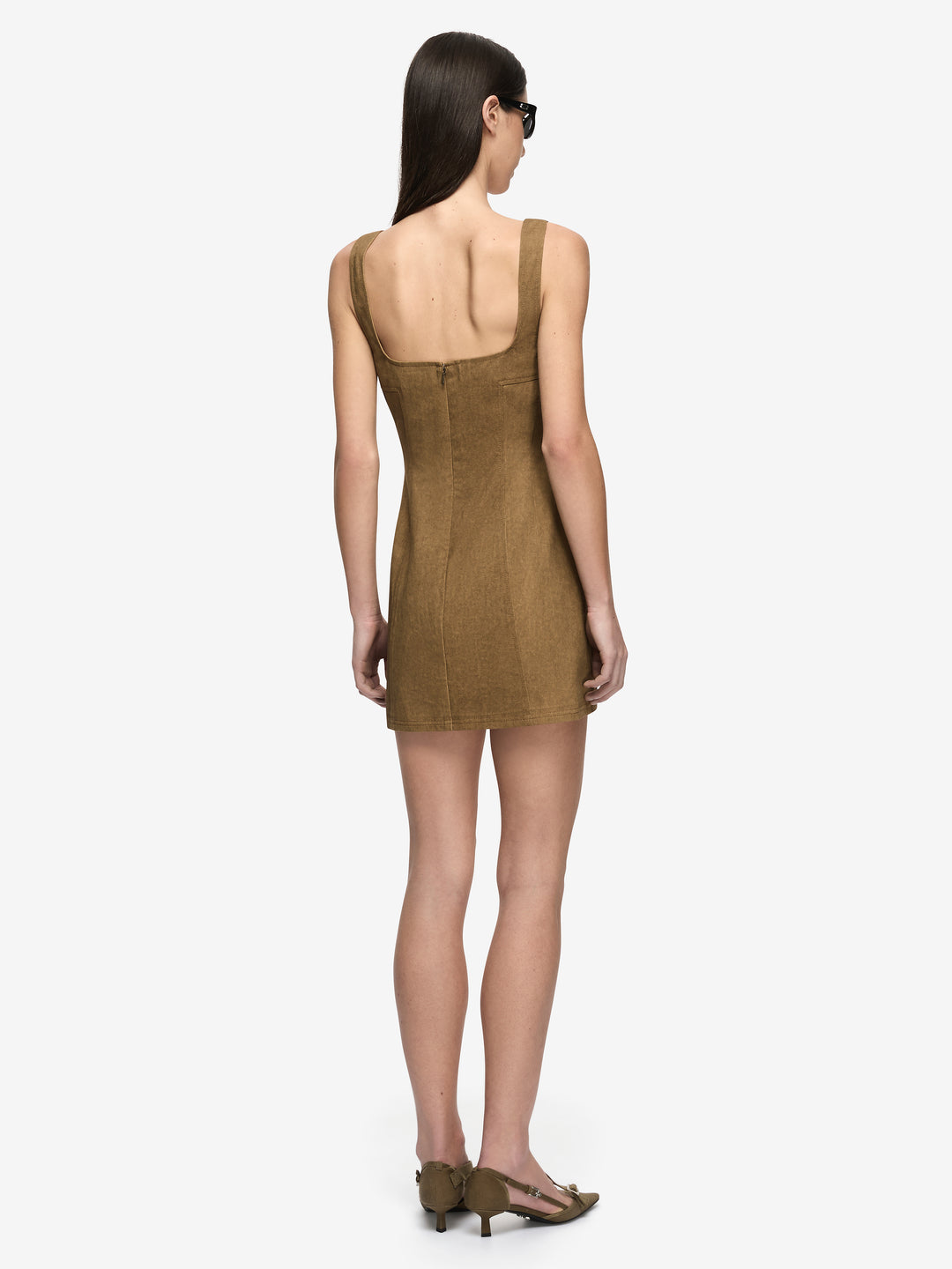 SILAS MINI DRESS - OLIVE