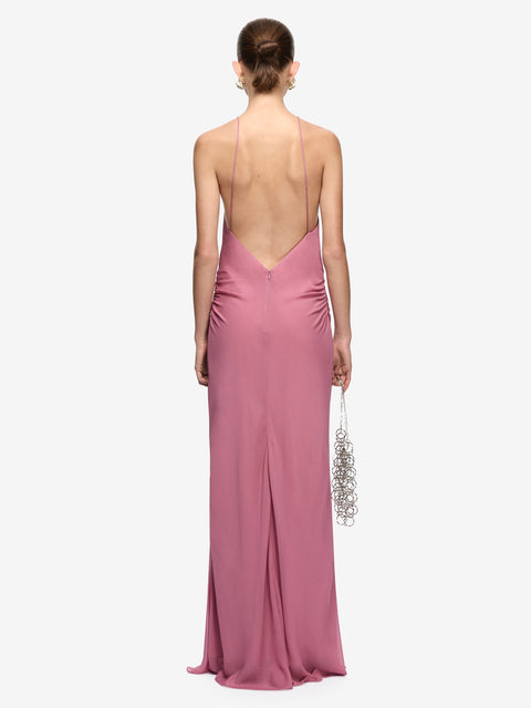 CELIA KEYHOLE MAXI DRESS - ORCHID PINK