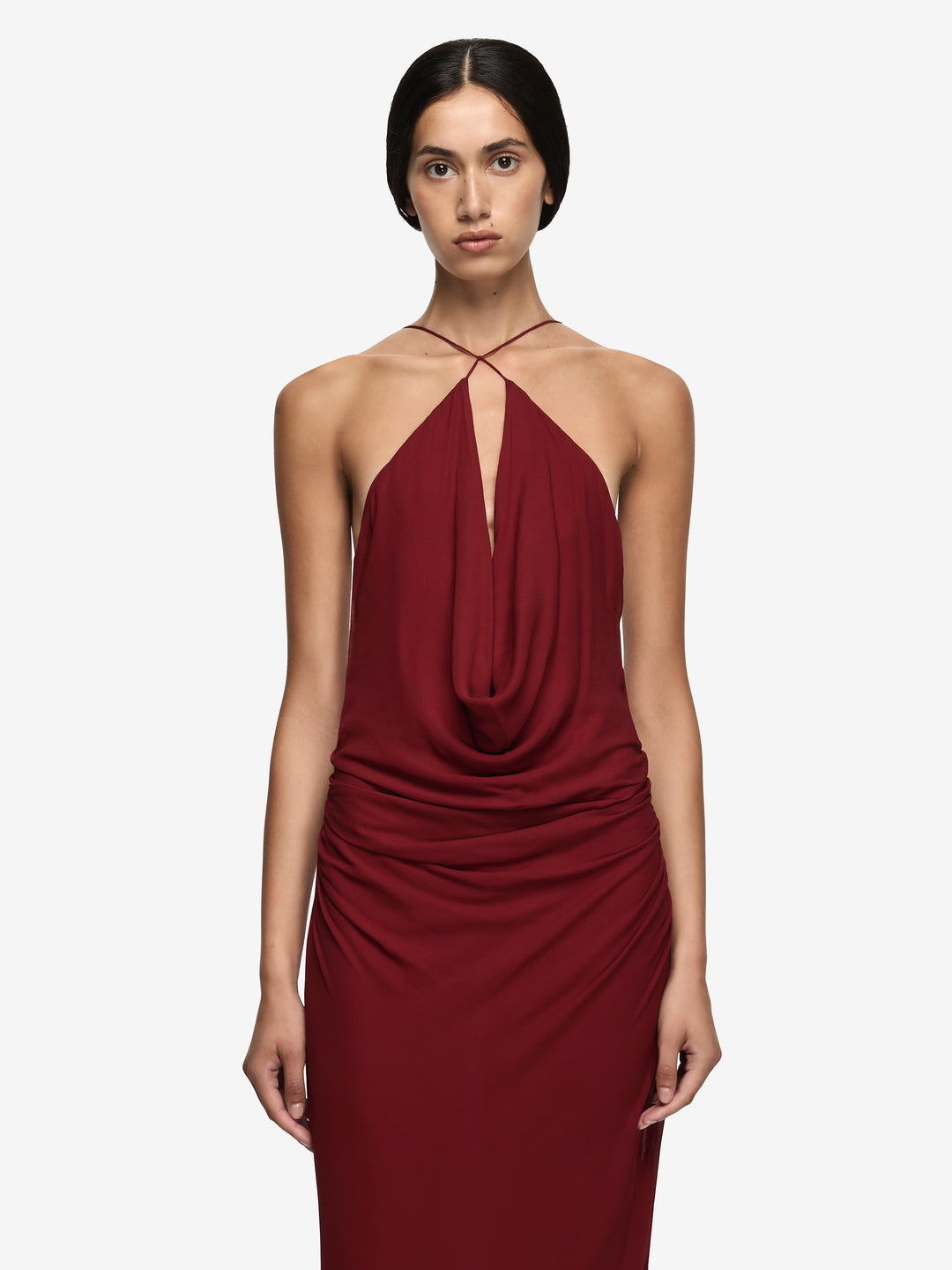 CELIA KEYHOLE MAXI DRESS - ROSETTE