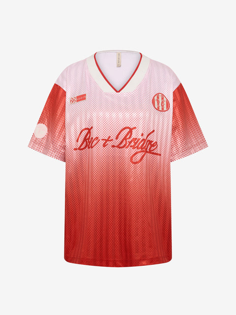 ZELIA JERSEY T SHIRT - FLAME OMBRE