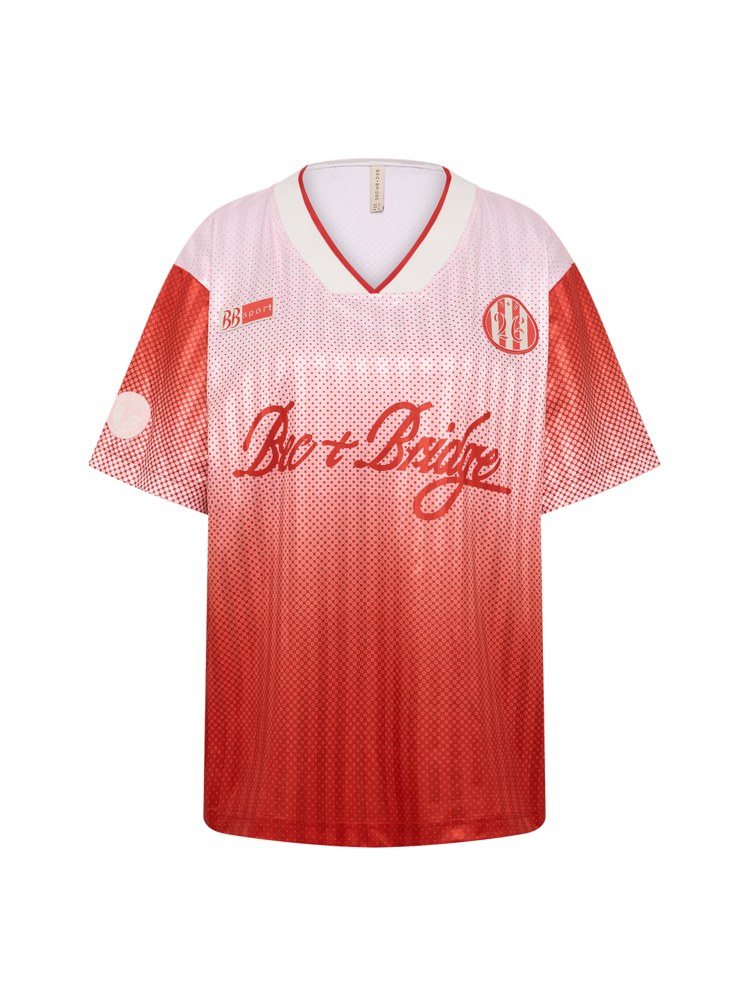 ZELIA JERSEY T SHIRT - FLAME OMBRE