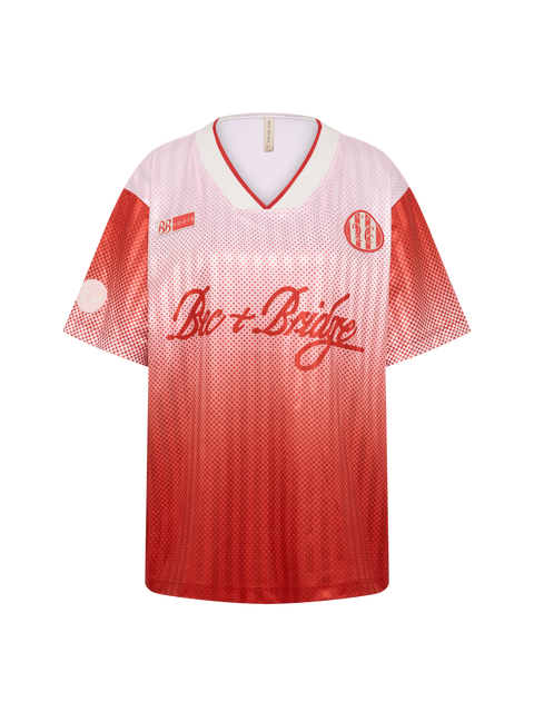 ZELIA JERSEY T SHIRT - FLAME OMBRE