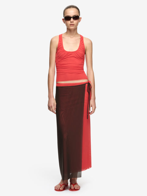 ALYNA RACER TOP - FLAME