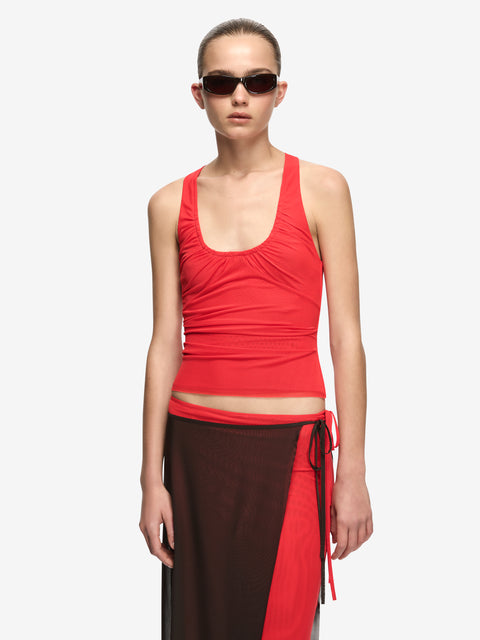 ALYNA RACER TOP - FLAME