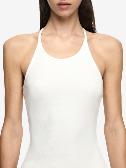 AZURI RACER BACK TOP - WHITE