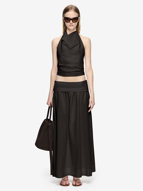 ARI HALTER TOP - SLATE