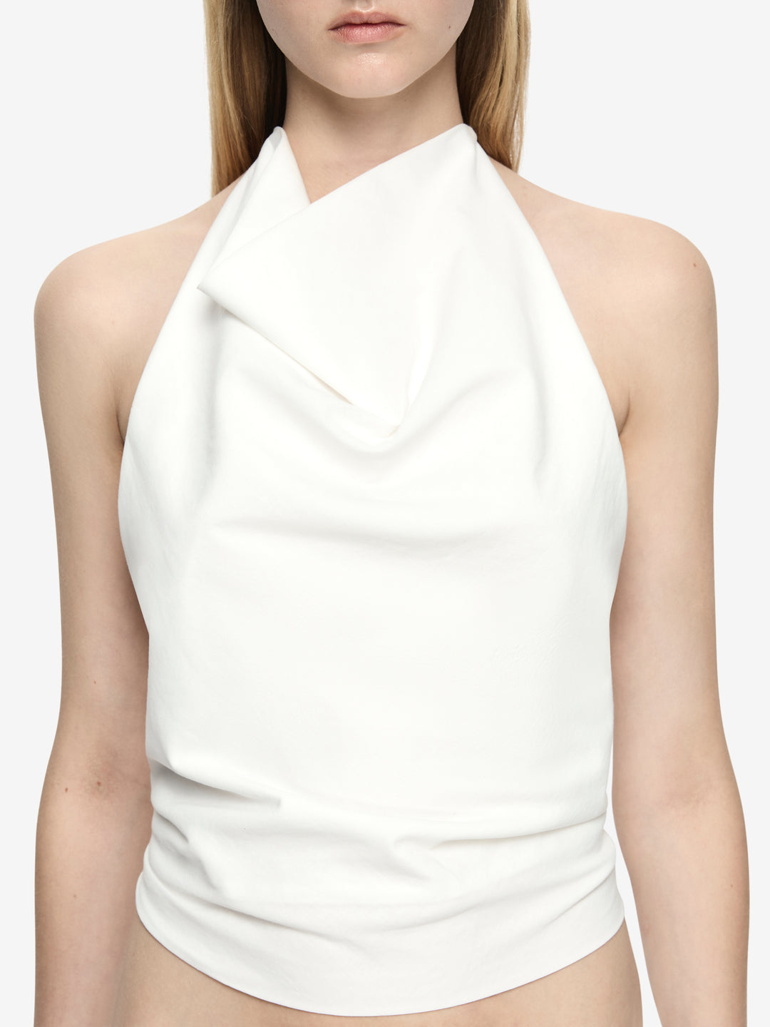 ARI HALTER TOP - IVORY