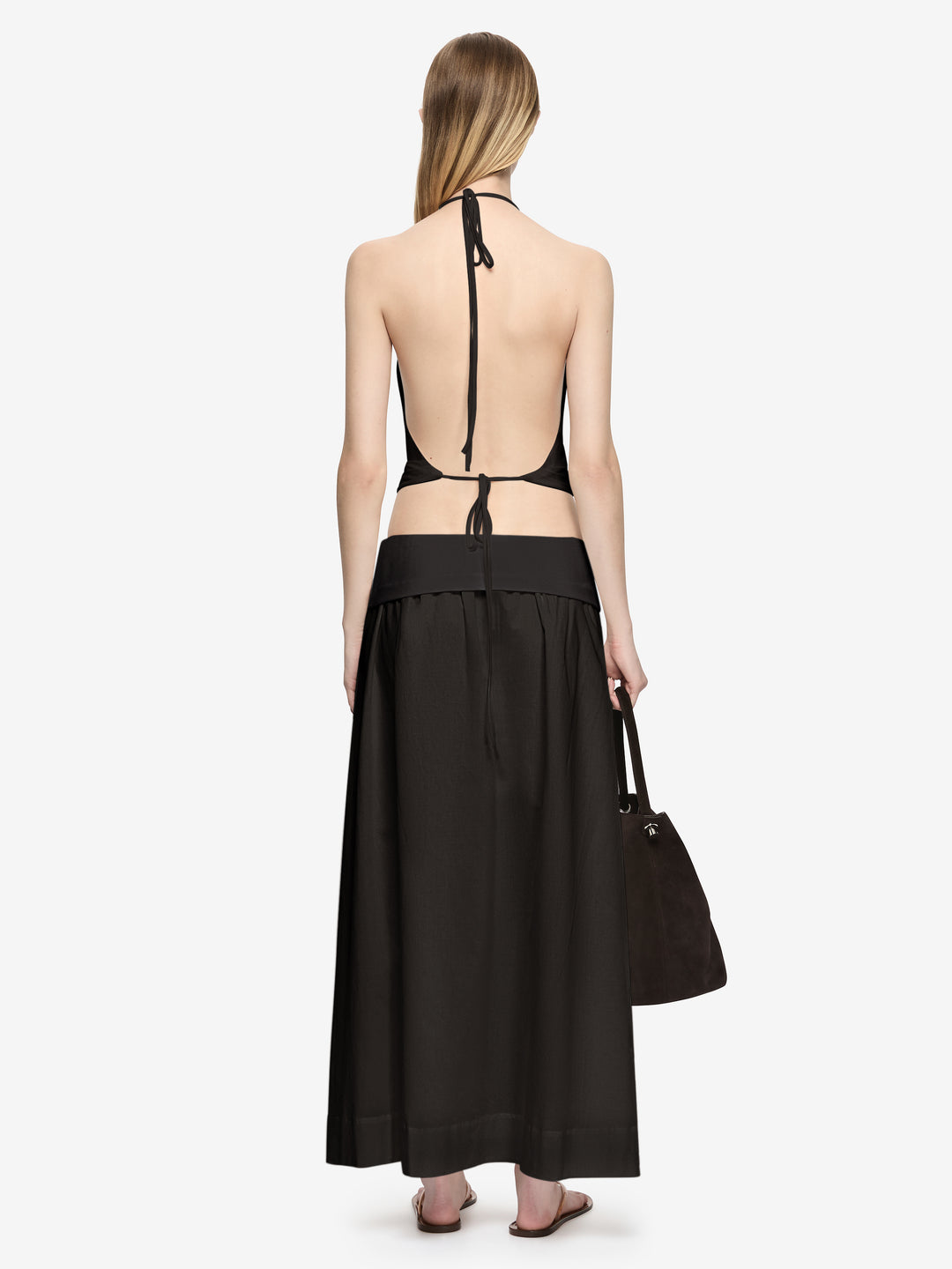 ARI HALTER TOP - SLATE