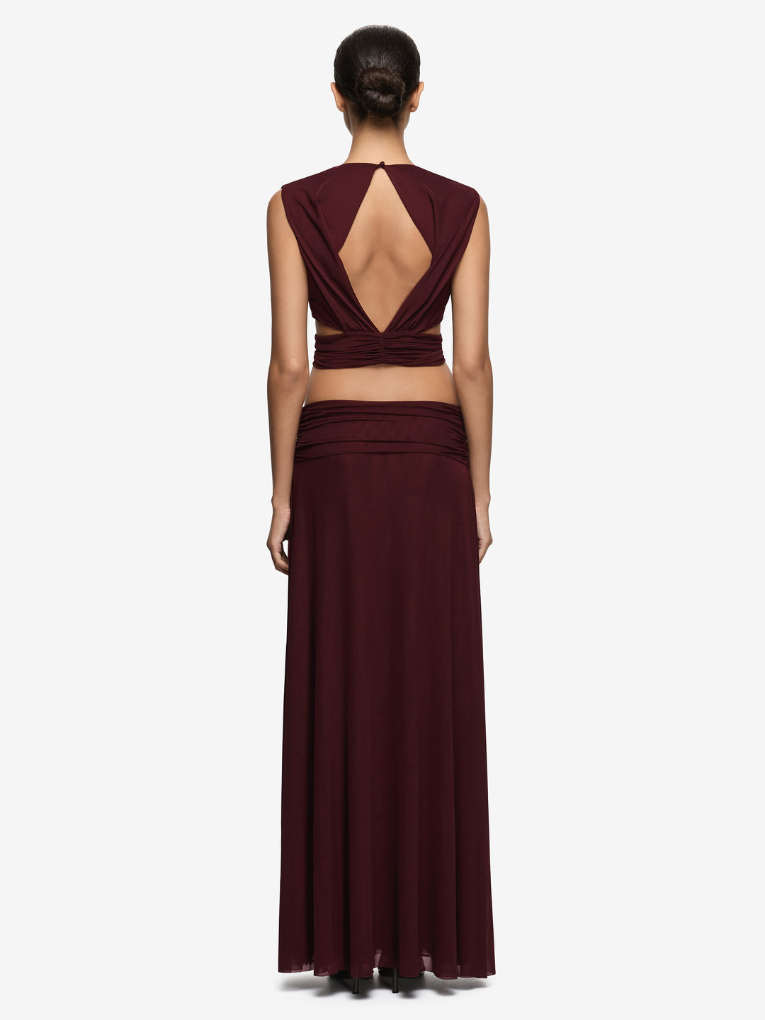 ZHARA MAXI SKIRT - PLUM