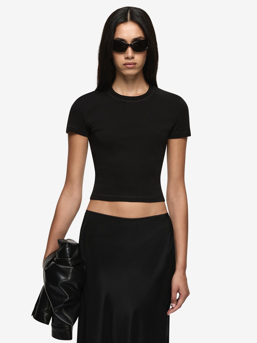 MAISON MIDI SKIRT - BLACK