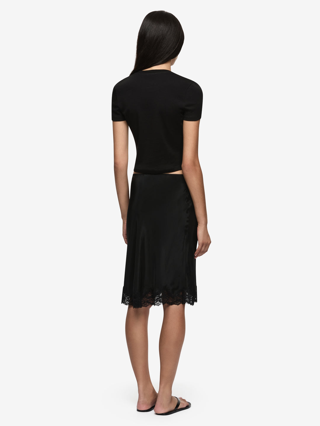 MAISON MIDI SKIRT - BLACK