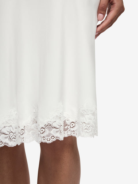 MAISON MIDI SKIRT - IVORY/IVORY