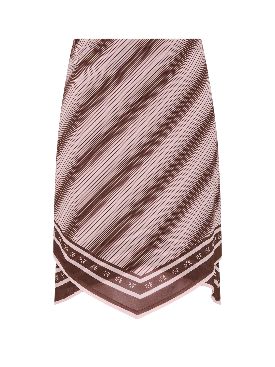 EVELY MIDI SKIRT - GEO SCARF PRINT