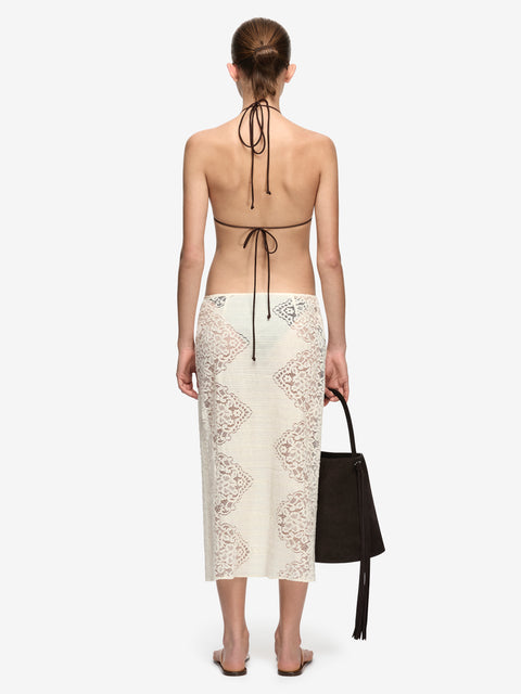MARIETTA MIDI SKIRT - CREAM