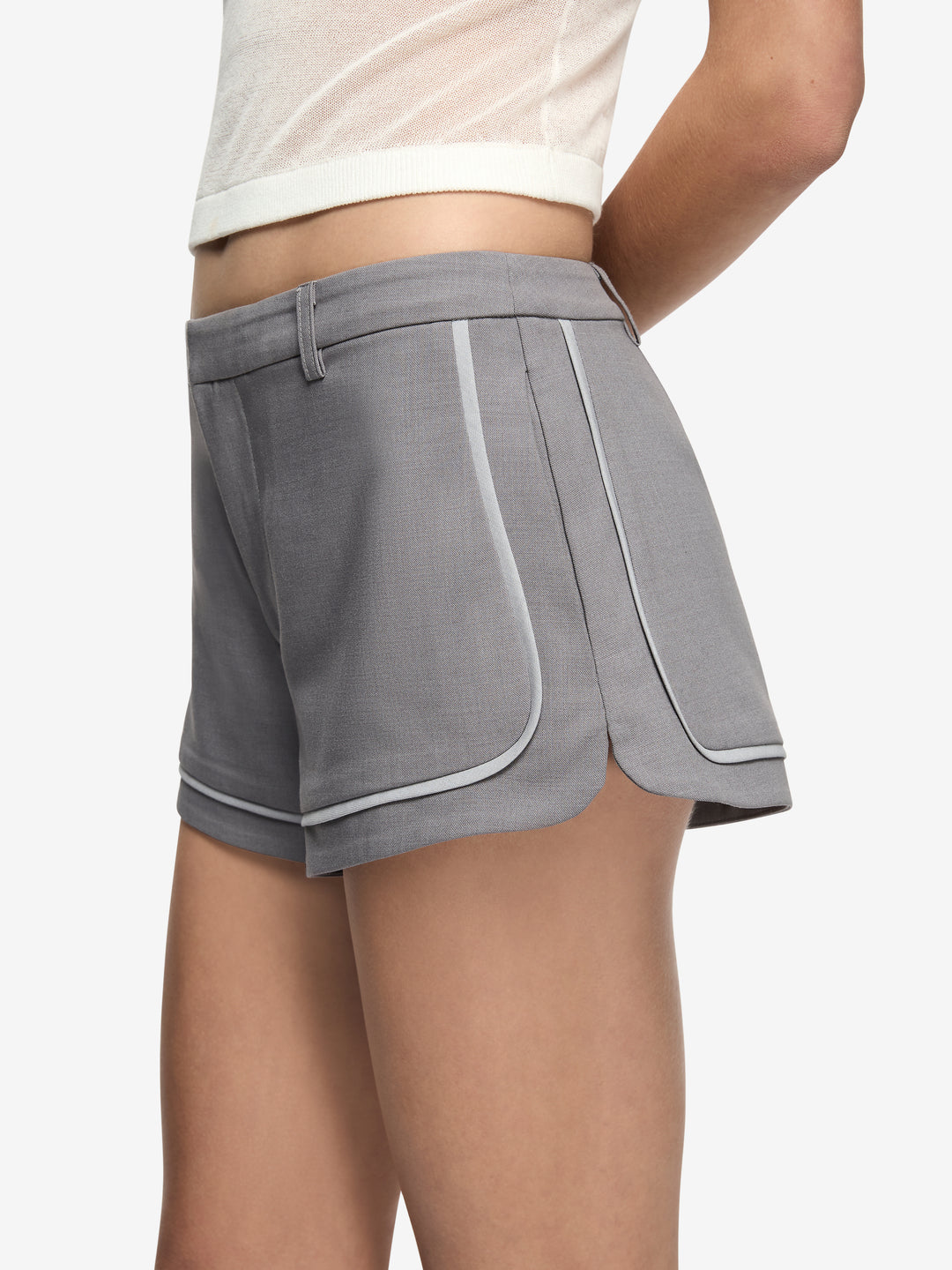 ZYLAN SHORT  - GRANITE/PALE GREY