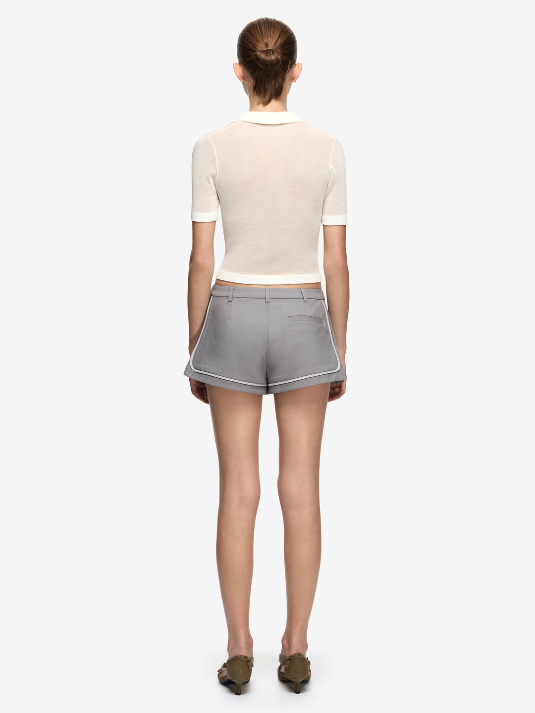 ZYLAN SHORT  - GRANITE/PALE GREY