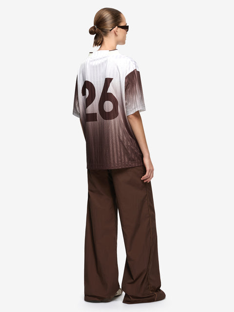 ZELIA JERSEY T SHIRT - BITTER CHOC OMBRE