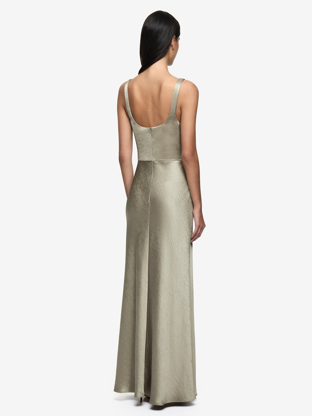 AUSTEN COWL NECK MAXI DRESS - SAGE