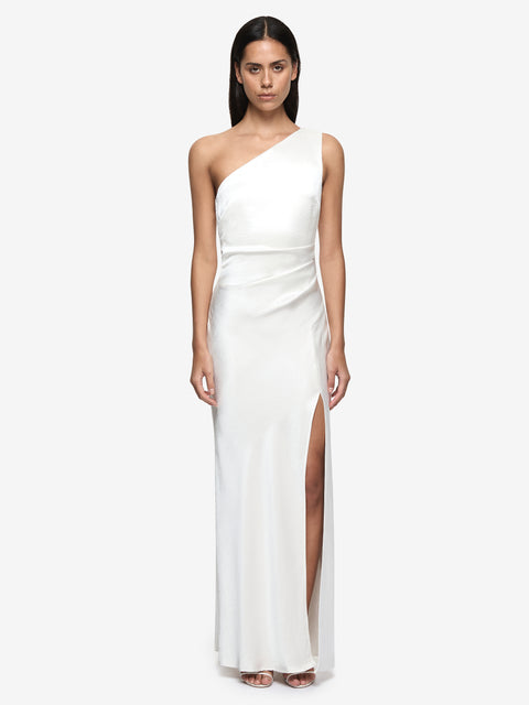 THE DREAMER ASYM DRESS - IVORY