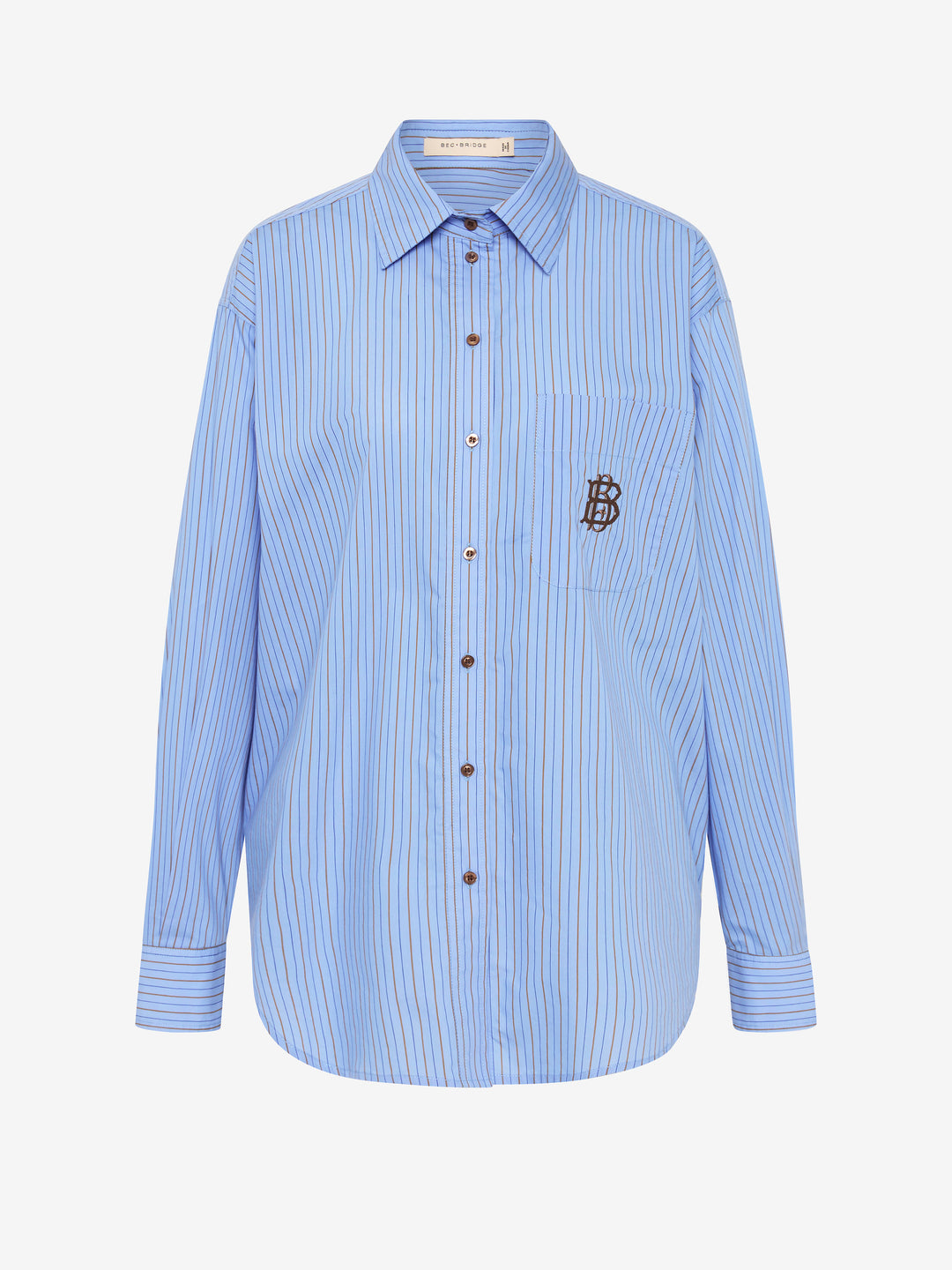 LINUS SHIRT - CHAMBRAY BLUE STRIPE