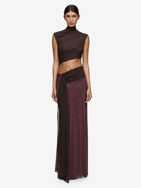 apolline maxi dress bec and bridge APOLLINE MAXI DRESS - BLACK