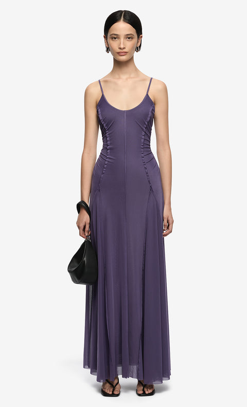 DELILA ASYM DRESS - AMETHYST