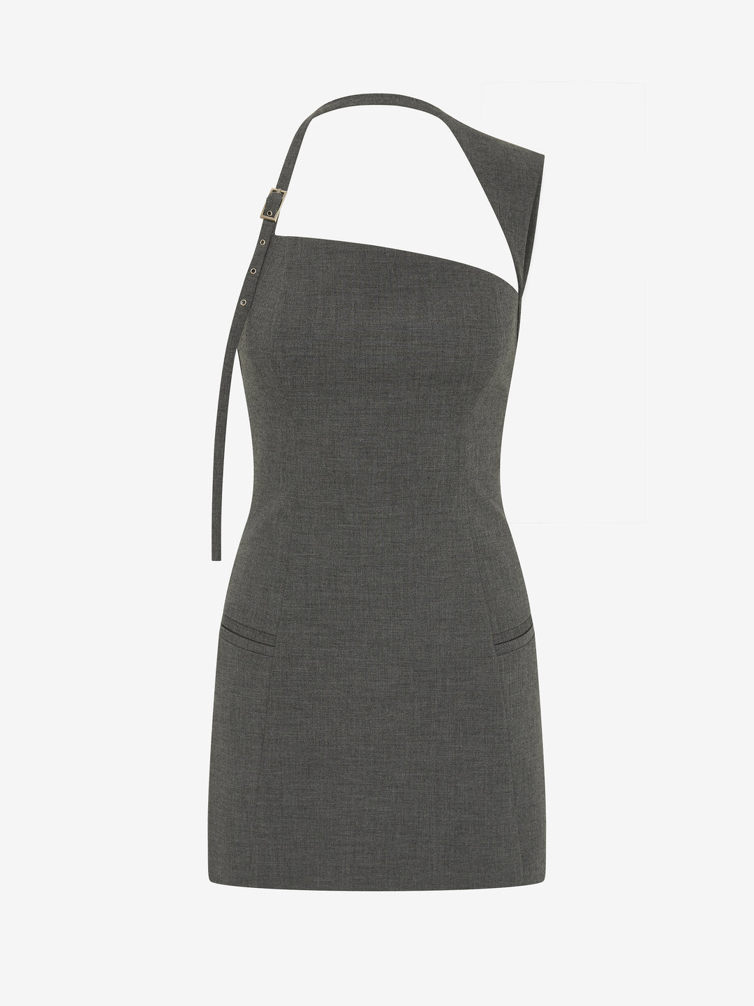 ESTELLE MINI DRESS - CHARCOAL
