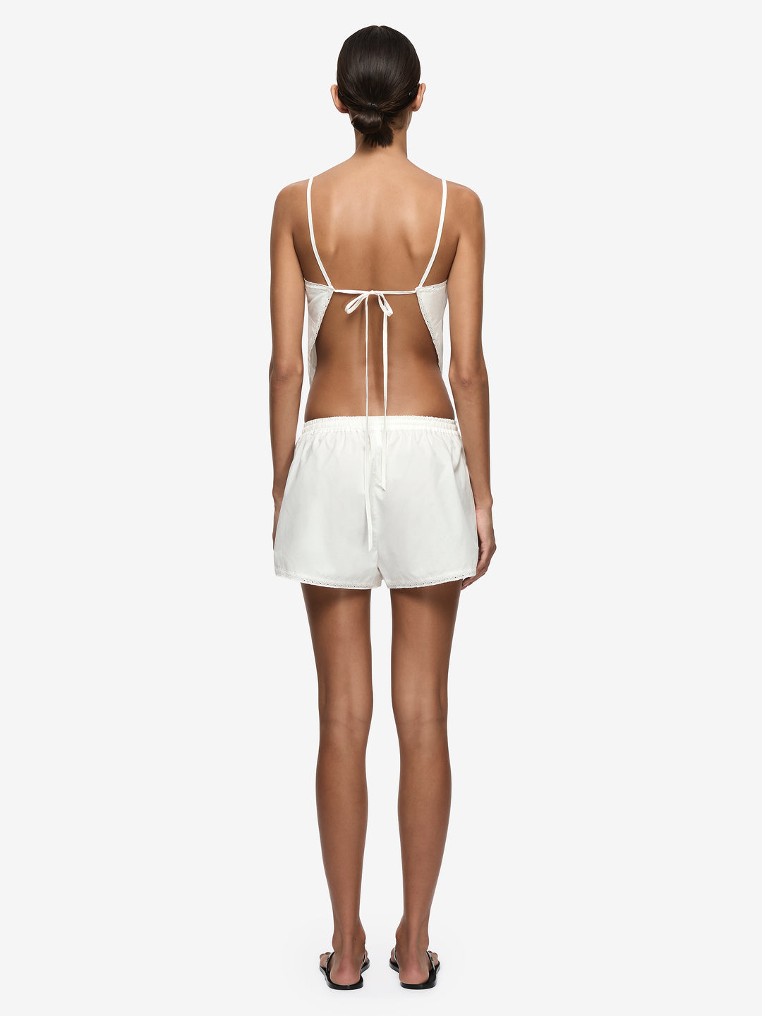 ELOWEN SCARF TOP - WHITE