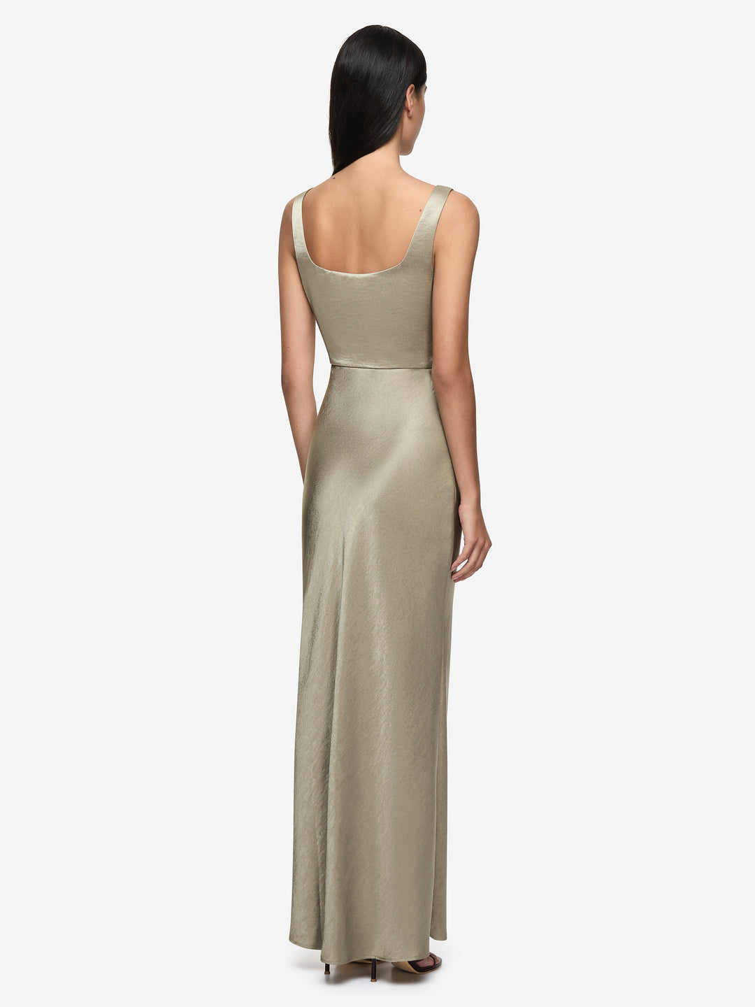 THE DREAMER SQUARE NECK DRESS - SAGE