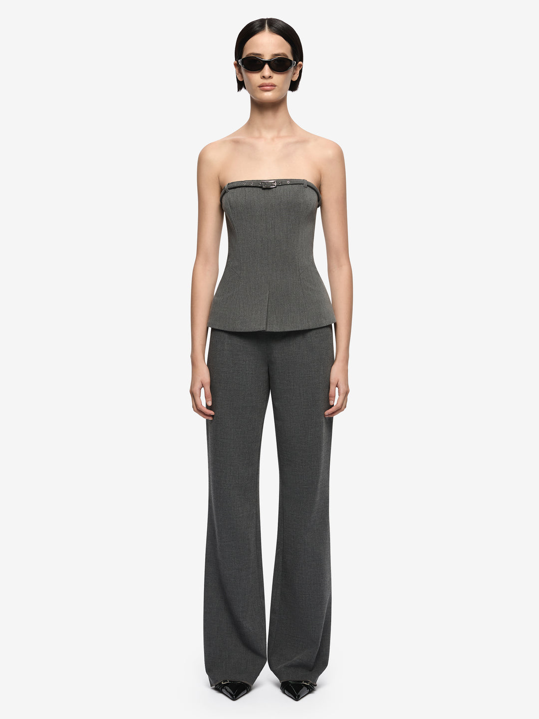 ESTELLE SLIM PANT - CHARCOAL