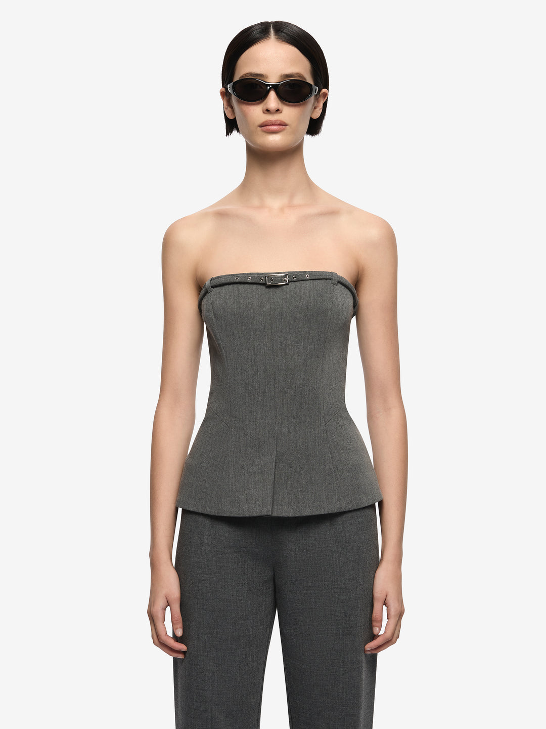 ESTELLE SLIM PANT - CHARCOAL