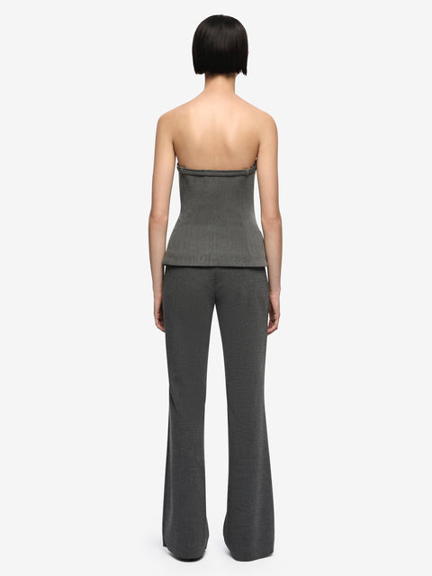ESTELLE SLIM PANT - CHARCOAL
