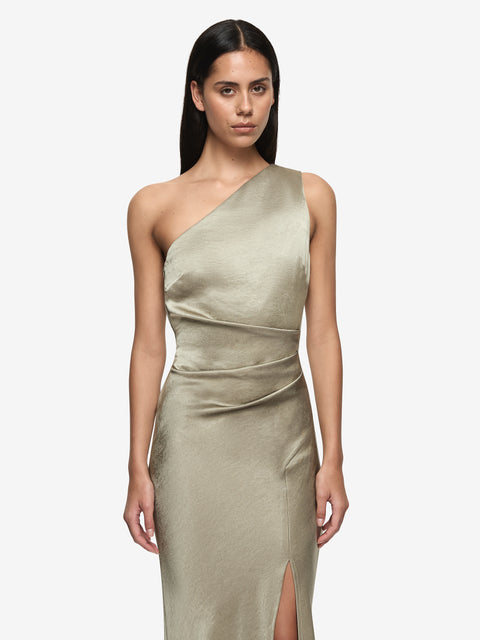 THE DREAMER ASYM DRESS - SAGE