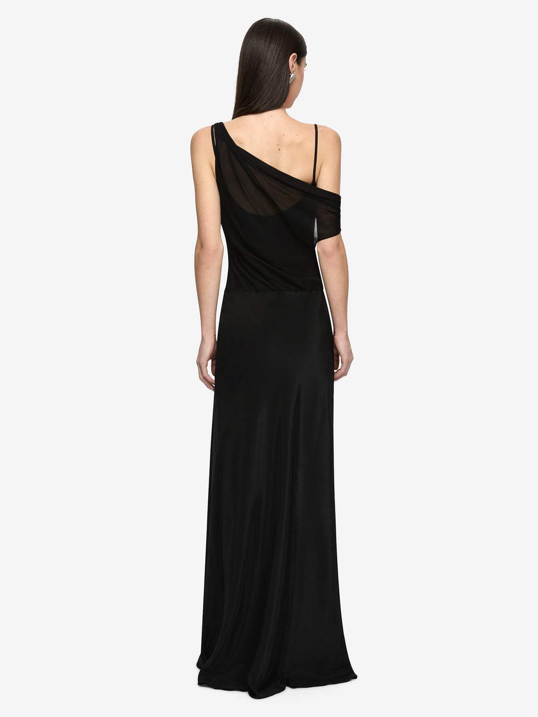 ANIKA LAYERED MAXI DRESS - BLACK