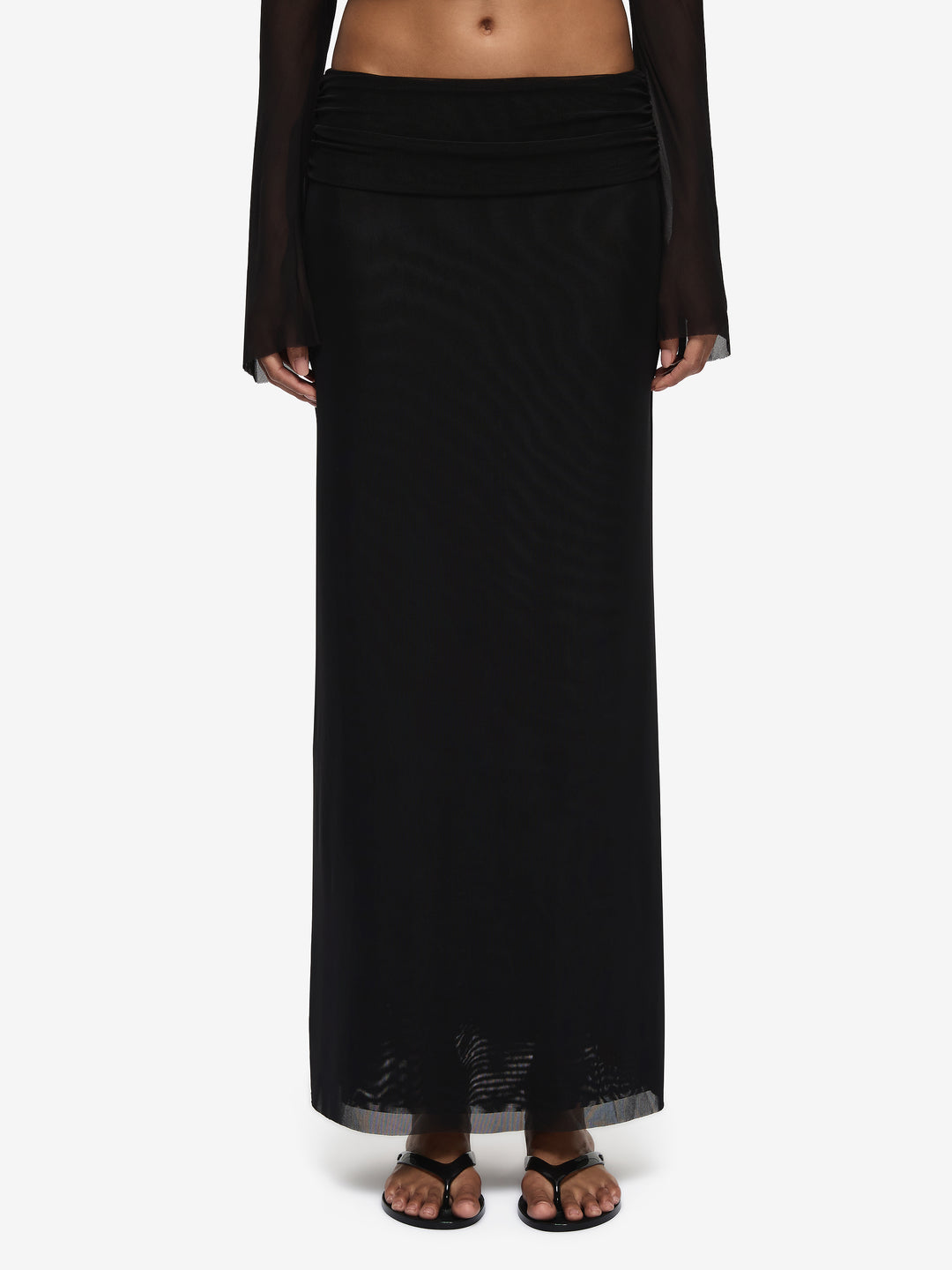EVA MAXI SKIRT - BLACK