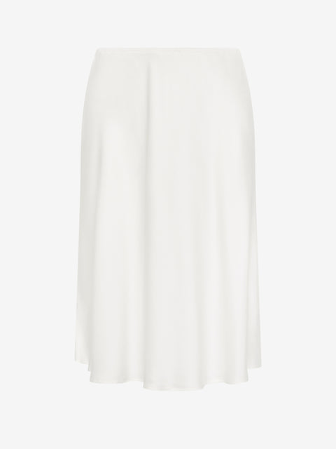 PIPER BIAS MIDI SKIRT - IVORY