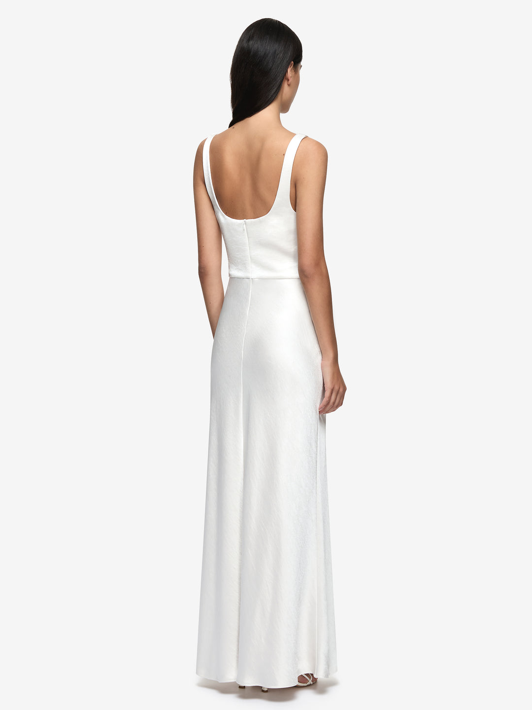 AUSTEN COWL NECK MAXI DRESS - IVORY