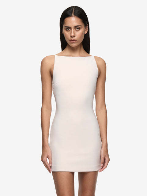 CLOVER MINI DRESS - VANILLA BEAN