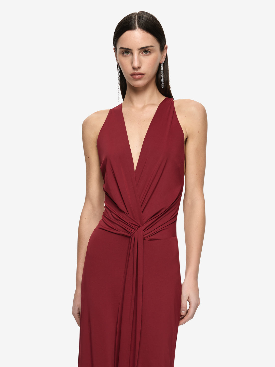 THALIA V MAXI DRESS - SYRAH