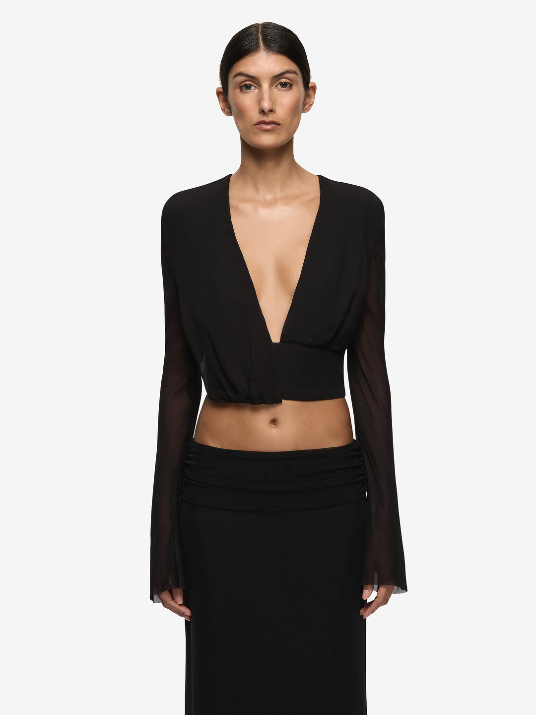 EVA MAXI SKIRT - BLACK