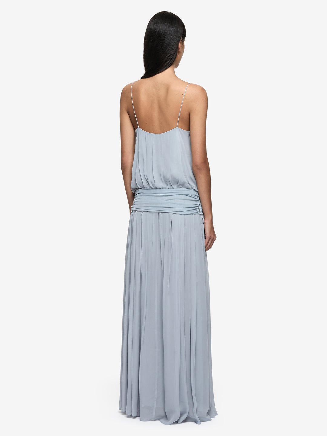 CAMILLE BLOUSON DRESS - CLOUD BLUE