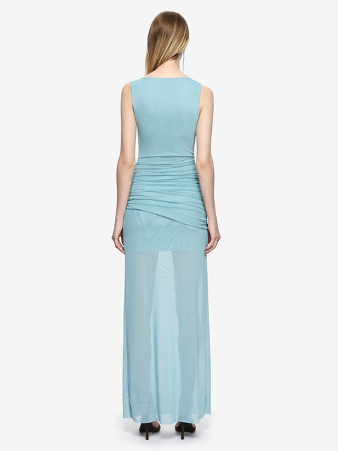 ANYA MAXI DRESS - BERMUDA BLUE