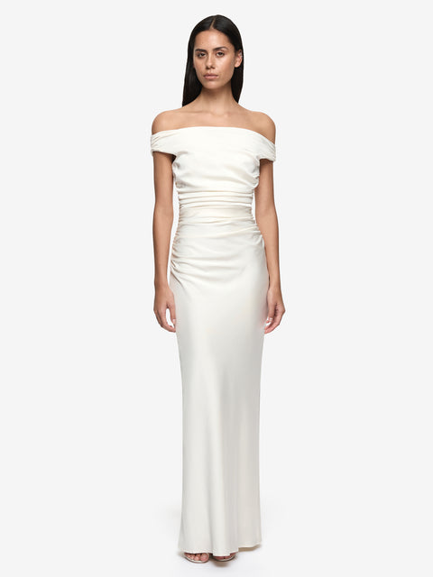 ETERNITY OFF SHOULDER MAXI - CREAM